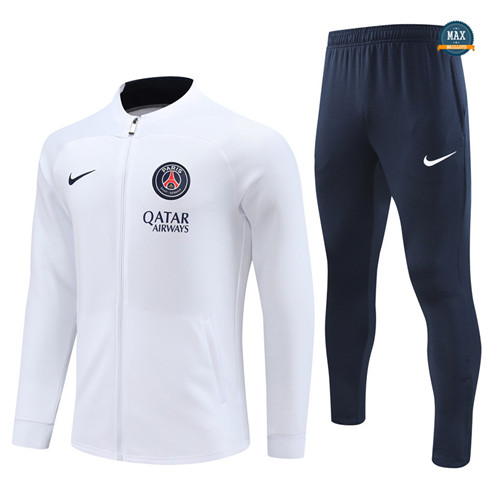 Vente Max Veste Survetement Enfant Paris Saint Germain 2023/24 Blanc original