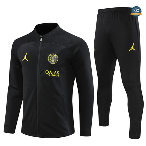 Nouveaux Max Veste Survetement Enfant Paris Saint Germain 2023/24 Noir prix