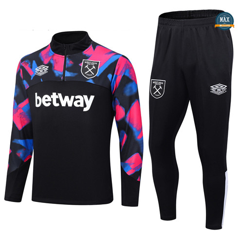 Site Max Survetement Enfant West Ham United 2023/24 Noir discout