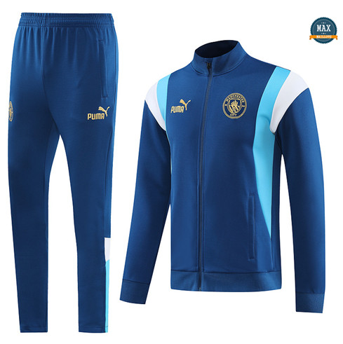 Site Max Veste Survetement Manchester City 2023/24 Bleu discout