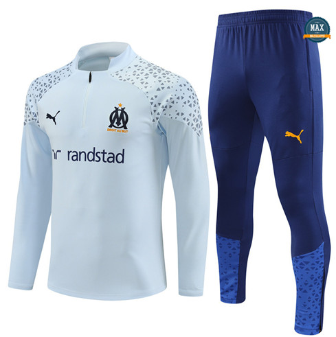 Nouveaux Max Survetement Olympique Marseille 2023/24 Gris prix