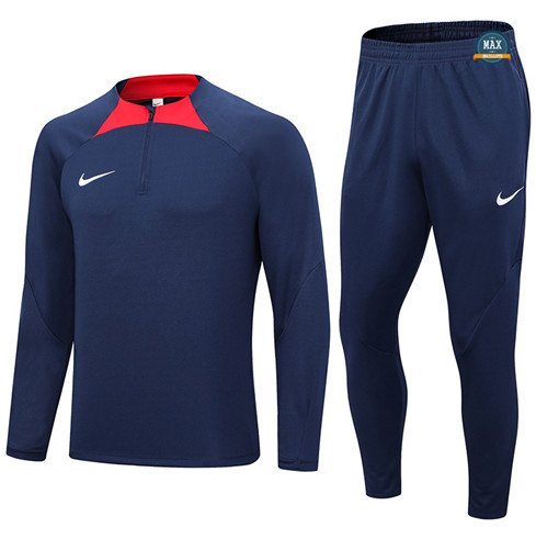 Marque Max Survetement Nike 2023/24 Bleu personnalisé