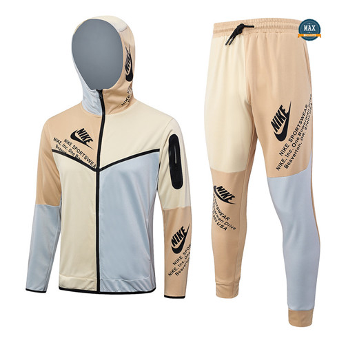 Marque Max Veste Survetement à capuche Nike 2023/24 Kaki personnalisé