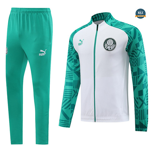 Marque Max Veste Survetement Palmeiras 2023/24 Blanc personnalisé