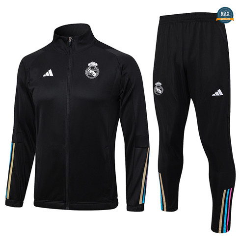 Acheter Max Veste Survetement Real Madrid 2023/24 Noir fiable