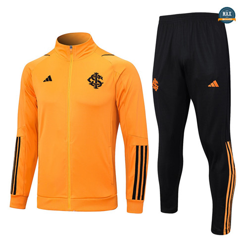 Nouveau Max Veste Survetement SC Internacional 2023/24 Orange flocage