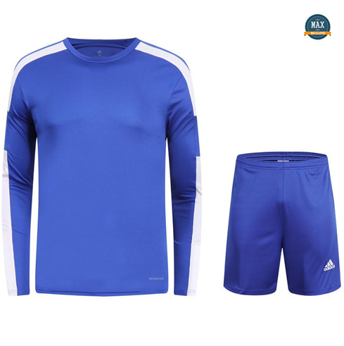 Acheter Max Maillot Adidas Manche Longue + short 2023/24 Bleu fiable