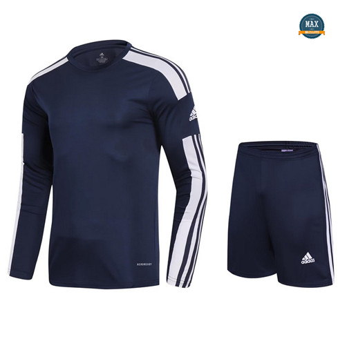 Marque Max Maillot Adidas Manche Longue + Short 2023/24 Bleu personnalisé