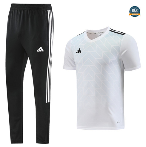 Nouveau Max Maillot Adidas + Pantalon 2023/24 Training Blanc flocage