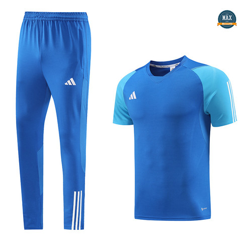 Acheter Max Maillot Adidas + Pantalon 2023/24 Training Bleu fiable