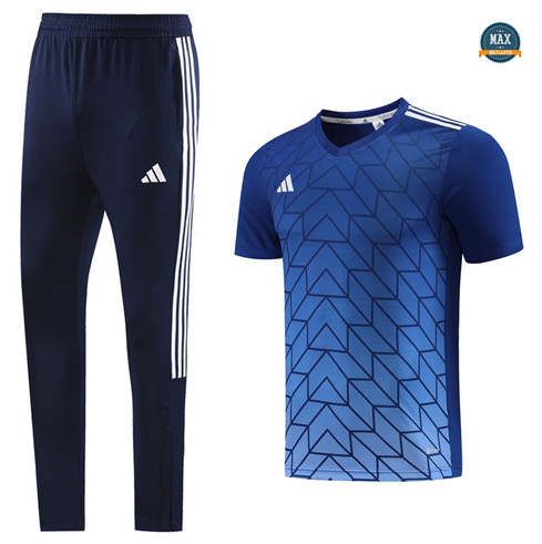 Marque Max Maillot Adidas + Pantalon 2023/24 Training Bleu personnalisé