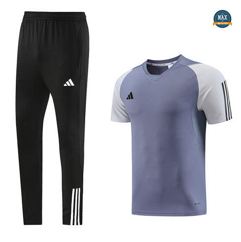 Achetez Max Maillot Adidas + Pantalon 2023/24 Training Gris pas cher