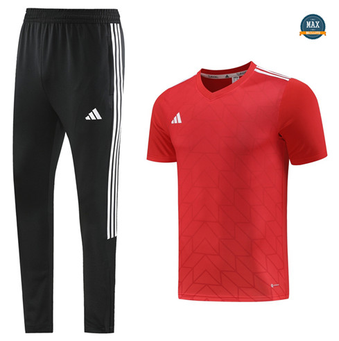 Achetez Max Maillot Adidas + Pantalon 2023/24 Training Rouge pas cher
