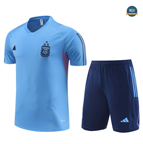 Achetez Max Maillot Argentine + Short 2023/24 Training Bleu pas cher