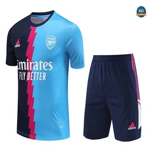 Site Max Maillot Arsenal + Short 2023/24 Training Bleu discout