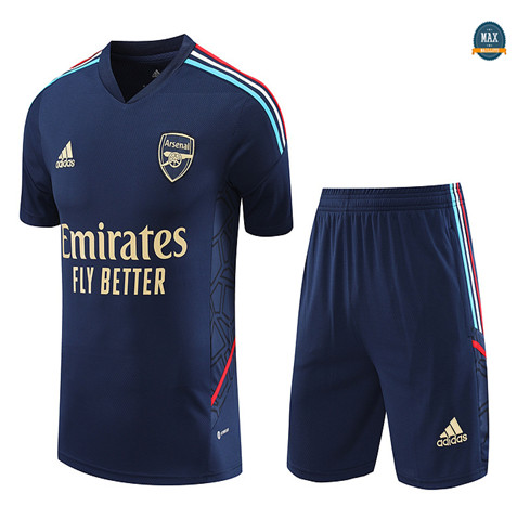 Soldes Max Maillot Arsenal + Short 2023/24 Training Bleu grossiste