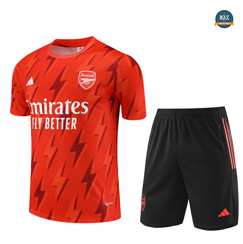 Achetez Max Maillot Arsenal + Short 2023/24 Training Orange pas cher