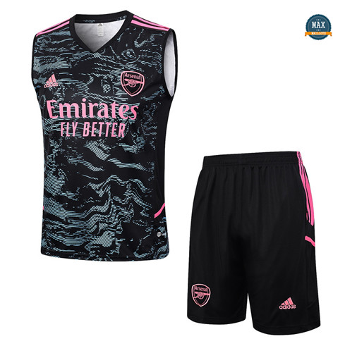 Acheter Max Maillot Arsenal Debardeur + Short 2023/24 Training Bleu fiable