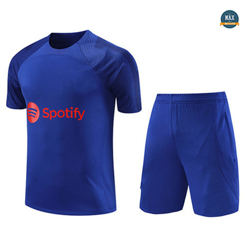 Nouveaux Max Maillot Barcelone + Short 2023/24 Training Bleu prix