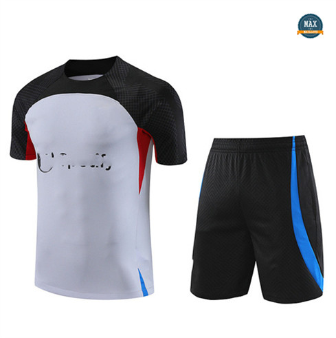 Soldes Max Maillot Barcelone + Short 2023/24 Training Gris grossiste