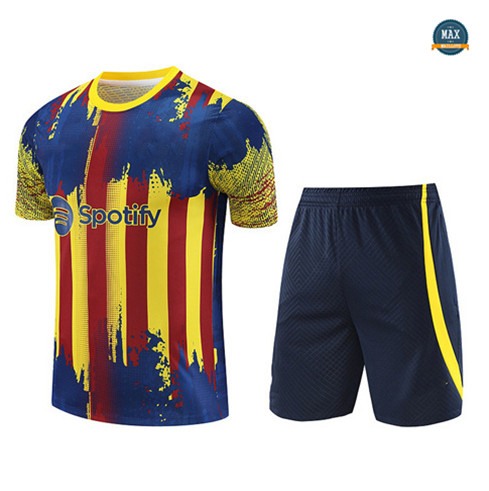 Vente Max Maillot Barcelone + Short 2023/24 Training Jaune original