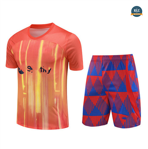 Nouveaux Max Maillot Barcelone + Short 2023/24 Training Orange prix