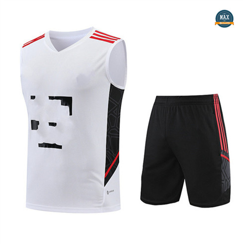 Achetez Max Maillot Bayern Munich Debardeur + Short 2023/24 Training Blanc pas cher