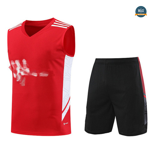 Vente Max Maillot Bayern Munich Debardeur + Short 2023/24 Training Rouge original