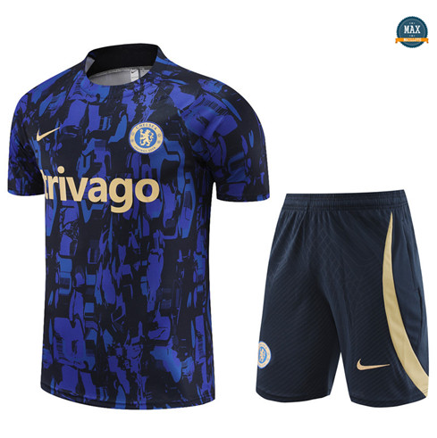 Nouveaux Max Maillot Chelsea + Short 2023/24 Training Bleu prix