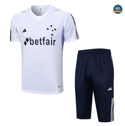 Site Max Maillot Cruzeiro + Short 2023/24 Training Gris discout