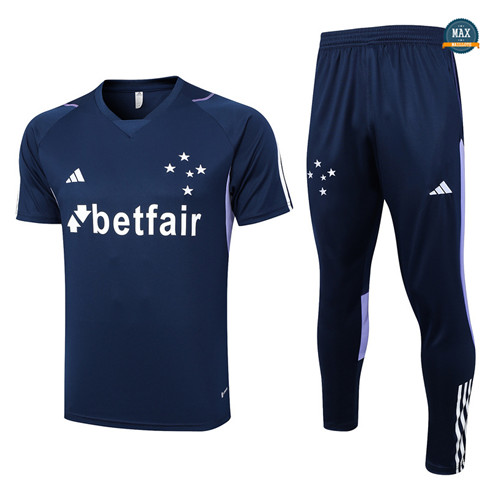 Nouveaux Max Maillot Cruzeiro + Pantalon 2023/24 Training Bleu prix