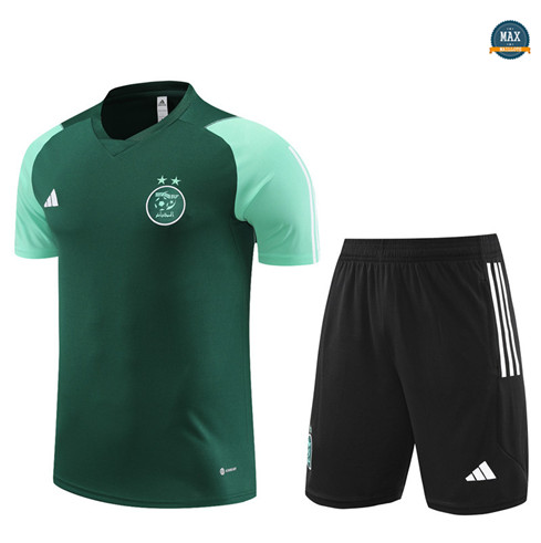 Acheter Max Maillot Algérie Enfant + Short 2023/24 Training Vert fiable