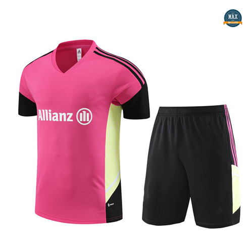 Nouveau Max Maillot Juventus Enfant + Short 2023/24 Training Rose flocage