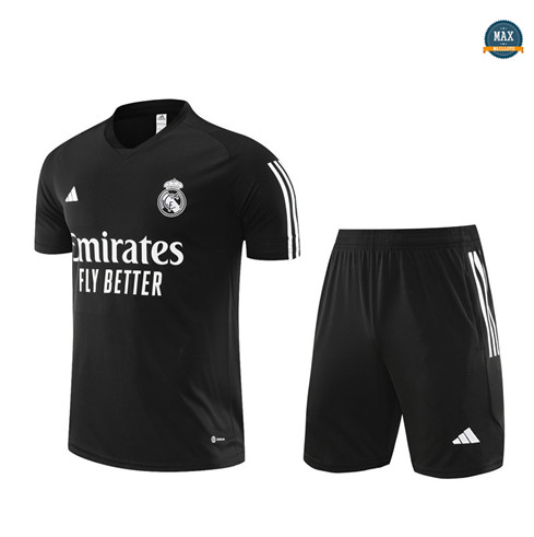 Vente Max Maillot Real Madrid Enfant + Short 2023/24 Training Noir original