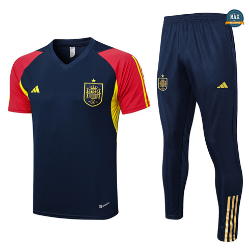 Nouveau Max Maillot Espagne + Pantalon 2023/24 Training Bleu flocage