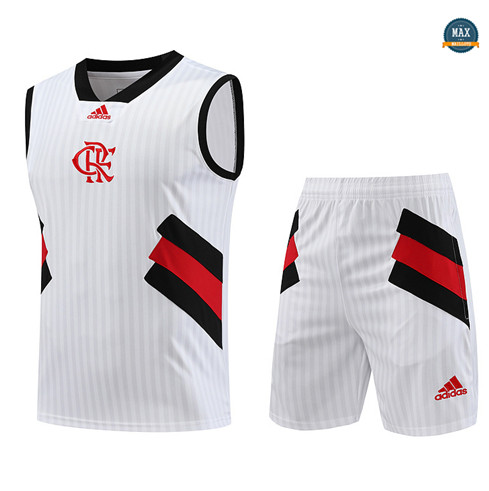 Vente Max Maillot Flamengo Debardeur + Short 2023/24 Training Blanc original