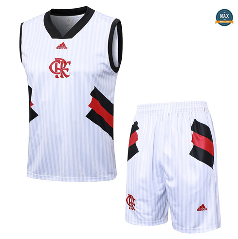 Acheter Max Maillot Flamengo Debardeur + Short 2023/24 Training Blanc fiable