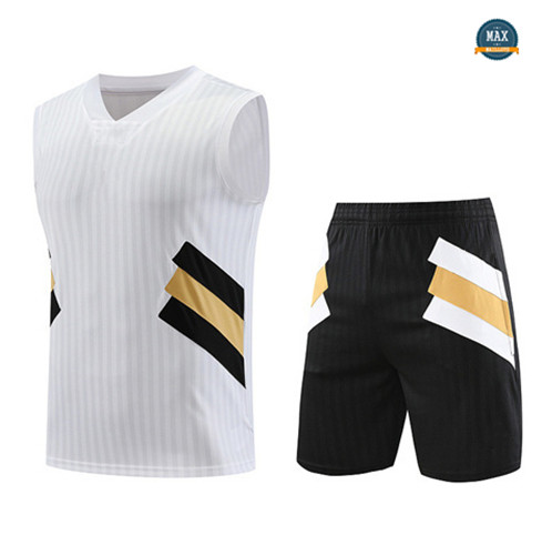 Site Max Maillot Juventus Debardeur + Short 2023/24 Training Blanc discout