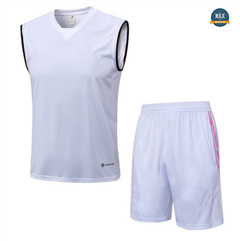 Soldes Max Maillot Juventus Debardeur + Short 2023/24 Training Blanc grossiste