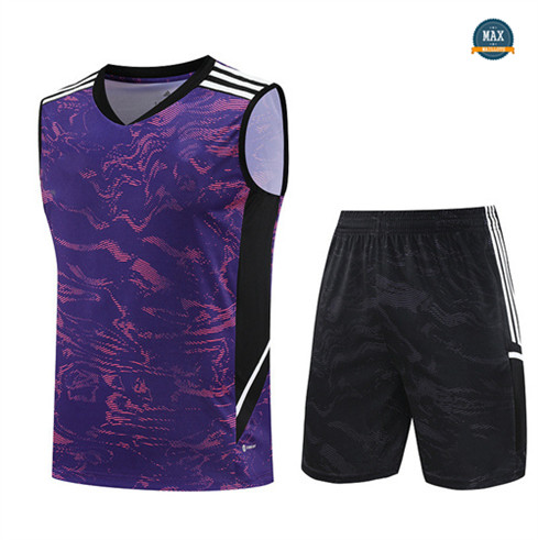 Achetez Max Maillot Juventus Debardeur + Short 2023/24 Training Violet pas cher