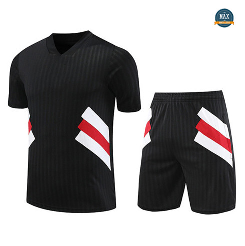 Marque Max Maillot Manchester United + Short 2023/24 Training Noir personnalisé