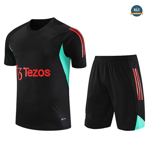 Nouveaux Max Maillot Manchester United + Short 2023/24 Training Noir prix