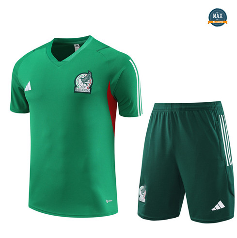 Nouveaux Max Maillot Mexique + Short 2023/24 Training Vert prix