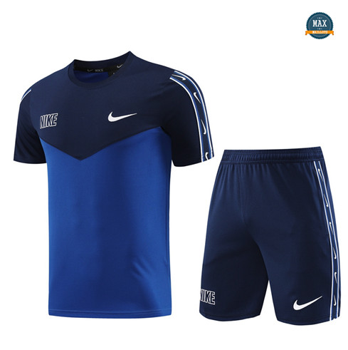 Vente Max Maillot Nike + Short 2023/24 Training Bleu original