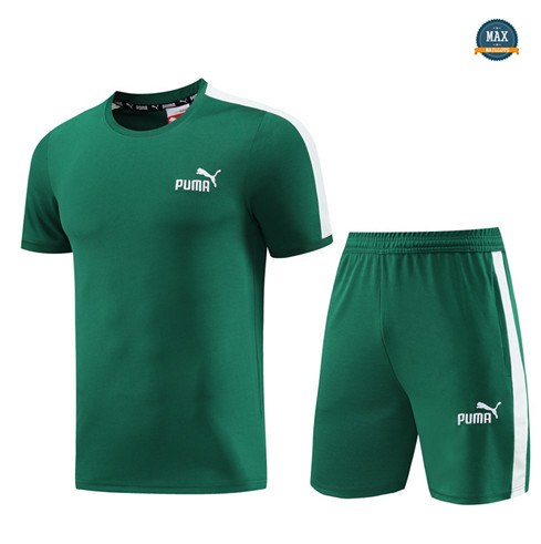 Acheter Max Maillot Puma + Short 2023/24 Training Vert fiable