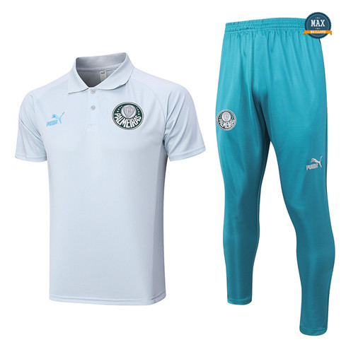 Achetez Max Maillot Palmeiras Polo + Pantalon 2023/24 Training Gris pas cher