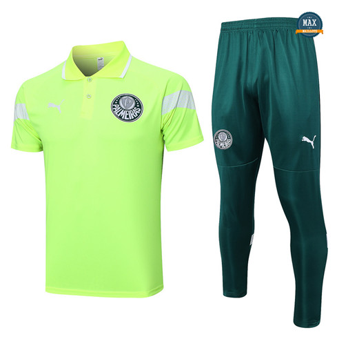 Site Max Maillot Palmeiras Polo + Pantalon 2023/24 Training Vert discout