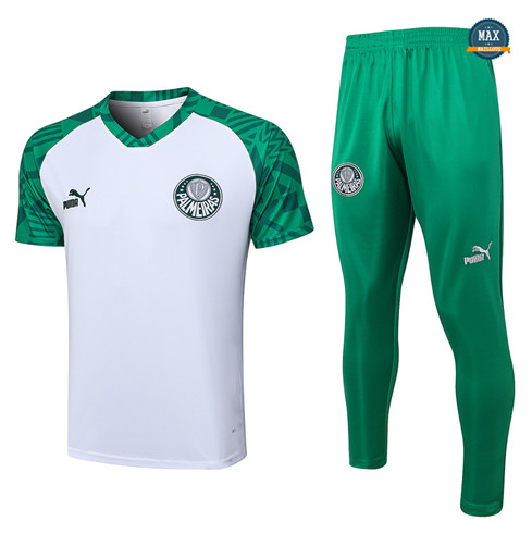 Soldes Max Maillot Palmeiras + Pantalon 2023/24 Training Blanc grossiste