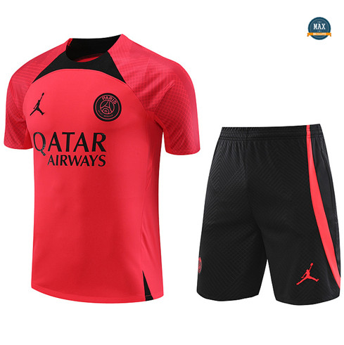 Nouveaux Max Maillot Paris Saint Germain + Short 2023/24 Training Rouge prix