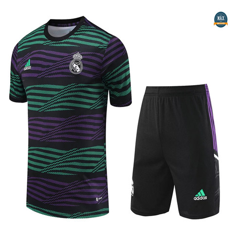 Marque Max Maillot Real Madrid + Short 2023/24 Training Vert personnalisé